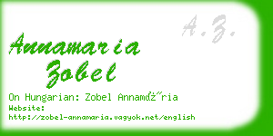 annamaria zobel business card